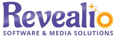 Revealio software and media solutions logo