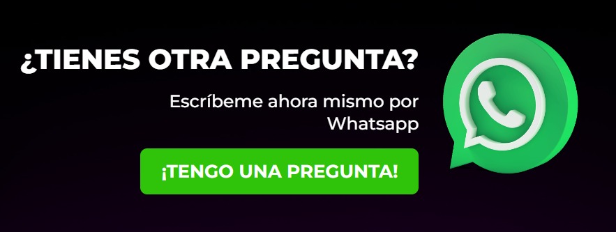 CTA para contactar por WhatsApp