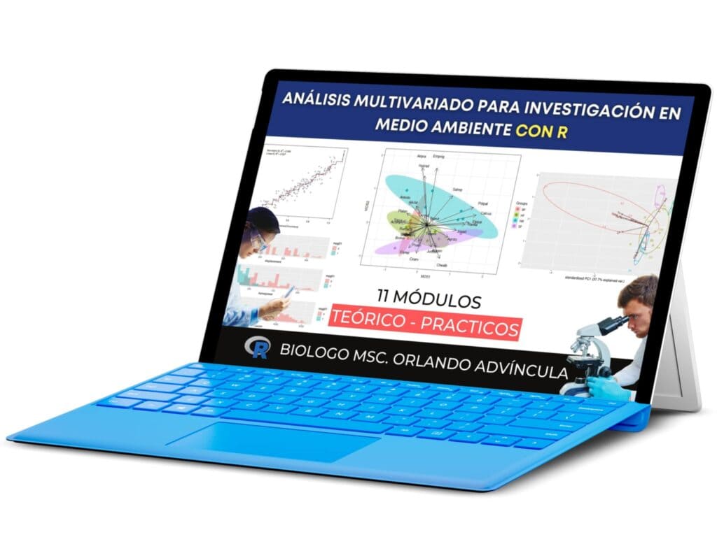 Mockup analisis multivariado para investigacion en medio ambiente con r