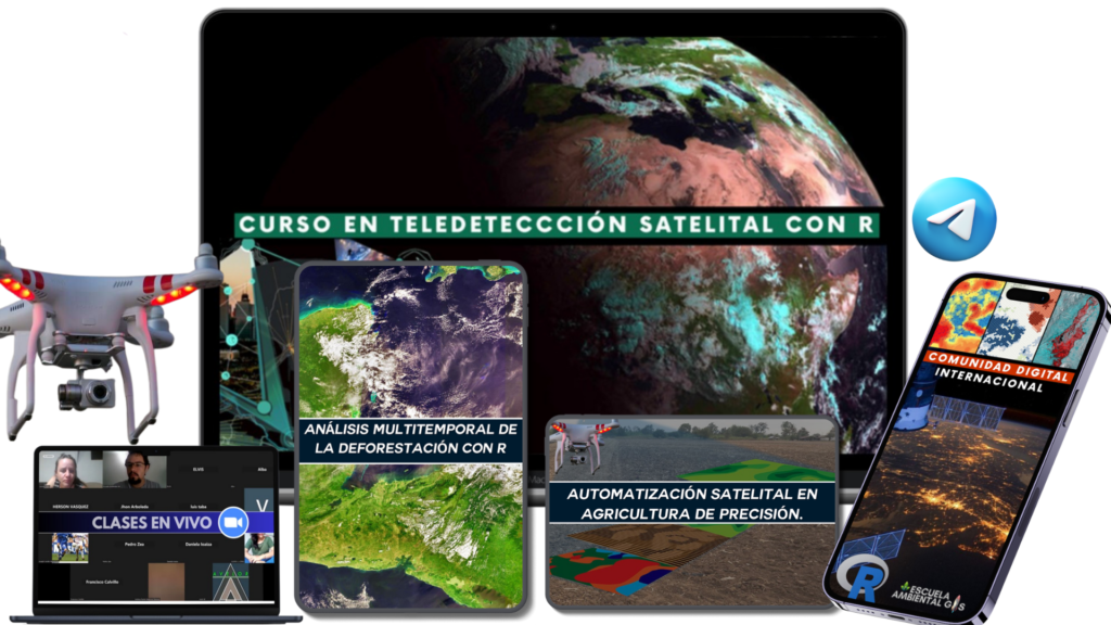 mockup del curso en teledeteccion satelital con r