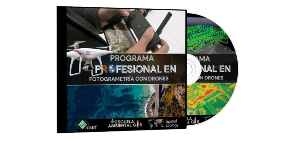 Programa profesional de fotogrametría con drones