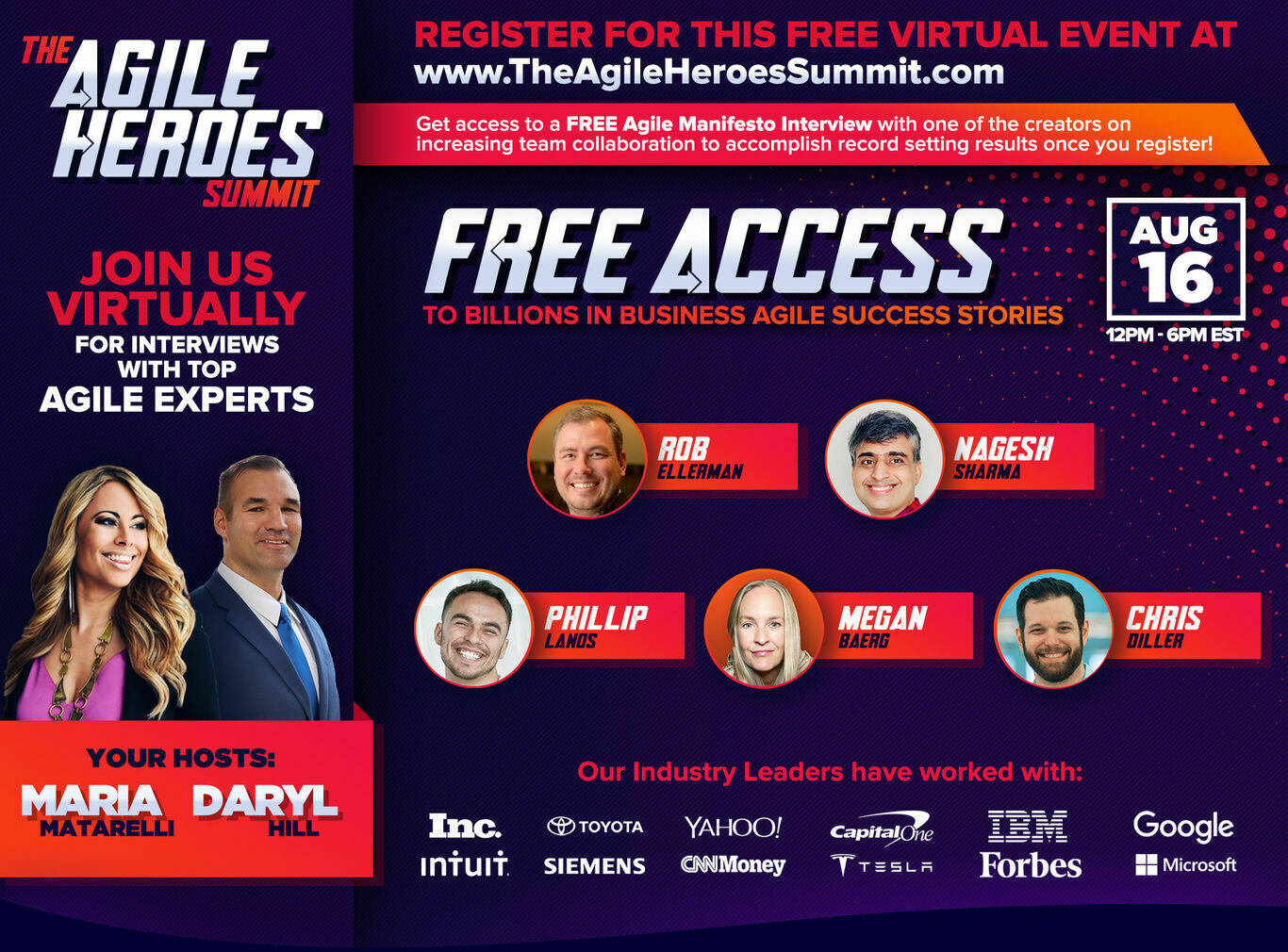 The Agile Heroes Summit All Speakers Graphic