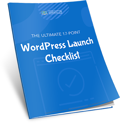 17-Point WP Launch Checklist 3D Image